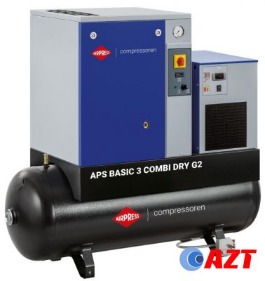 Kompresor śrubowy APS 3 Basic G2 Combi Dry 200l. AIRPRESS