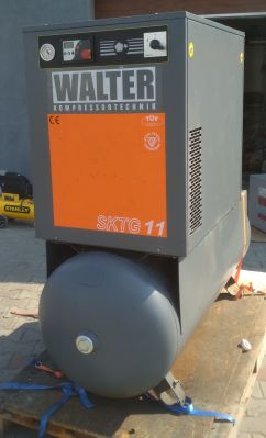 Używany kompresor śrubowy SKTG 11/500 WALTER 10bar