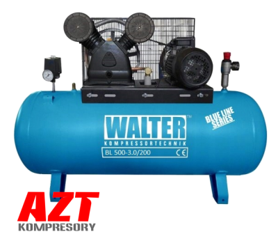 Kompresor tłokowy WALTER BL 500-3.0/200