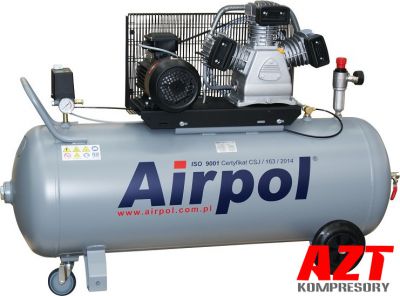 Kompresor tłokowy AIRPOL Com-R3-200 3kW 10 bar