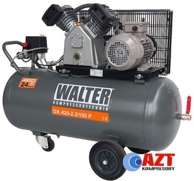 Kompresor tłokowy WALTER GK 420-2,2/100 A 230V